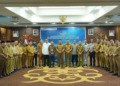 Peluncuran aplikasi E-Pahari dan perangkat Electronic Data Capture (EDC) Bank Kalteng yang dirangkaikan dengan Rapat Koordinasi TP2DD se-Kalteng, Senin (9/3/2026).