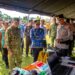 Gubernur Kalteng, Agustiar Sabran, beserta jajaran forkopimda mencek kesiapan sarpras penanggulangan karhutla disela apel, Jumat (17/4/20026). (Ist)