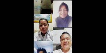 Tangkap layar zoom Satresnarkoba Polres Kapuas.