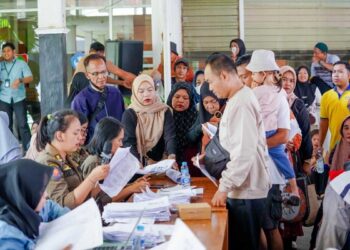 Penyaluran KHBS Tahap II di OPD yang disambut antuasias masyarakat.