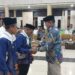 Bupati Barito Timur, M. Yamin, dalam prosesi pelepasan calon jemaah haji di GPU Mantawara, Jumat (1/5/2026).