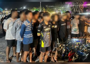 Remaja dan kendaraan yang terlibat balap liar diamankan jajaran Satlantas Polresta Palangka Raya.
