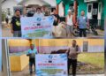 Penyerahan hewan kurban oleh manajemen PT KSL untuk masyarakat, Selasa (26/5/2026).