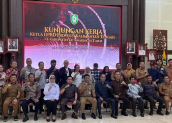 Ketua DPRD Kalteng Arton S Dohong, beserta jajaran Komisi II dalam melaksanakan kunjungan kerja ke Kotawaringin Timur, Selasa (19/5/2026). (Ist).