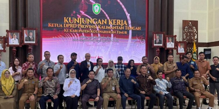 Ketua DPRD Kalteng Arton S Dohong, beserta jajaran Komisi II dalam melaksanakan kunjungan kerja ke Kotawaringin Timur, Selasa (19/5/2026). (Ist).