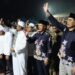 Bupati Barito Utara, Shalahuddin, melepas calon jemaah haji, Jumat (1/5/2026) malam.