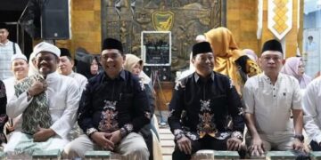Waket DPRD Barito Utara, Beni Siswanto, menghadiri pelepasan jemaah haji, Jumat (2/5/2026).