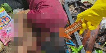 Korban F (38) yang ditemukan tewas dan polisi telah melakukan identifikasi.