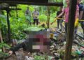Polisi yang melakukan olah TKP, Minggu (3/5/2026). (Ist Polsek Tewah)
