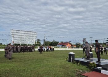 Pelaksanaan upacara memperingati Hut ke -75 Persaja yang dilaksanakan jajaran Kejaksaan Negeri Barito Timur, Rabu (6/5/2026).