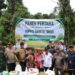 Bupati Bartim, M. Yamin, beserta unsur Forkopimda, panen padi ladng di Desa Ampari Bura, Rabu (6/5/2026).