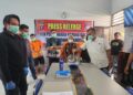 Pemusnahan barang bukti sabu oleh Satresnarkoba Polresta Palangka Raya, Kamis (7/5/2026).
