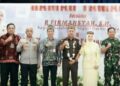 Sekda, Muhlis, mewakili Bupati Barito Utara, beserta jajaran Forkopimda, dalam ramah tamah penyambutan Kejari Baru, Jumat (8/5/2026).