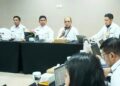 Bupati Barito Utara, H. Shalahuddin dan Wabup Felix Sonadie Y Tingan, mengikuti Rakor Pemantauan dan Evaluasi Perbaikan Tata Kelola Pemerintahan dengan KPK, Rabu (13/5/2026).