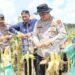 Kapolres Gunung Mas AKBP Heru Wibowo, dalam panen jagung kuartal II, Sabtu (16/5/2026).