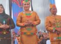 Waket I DPRD Murung Raya, Dina Maulidah, menghadiri, pembukaan FBIM 2026 yang dirangkai dengan Karnaval Budaya di Bundaran Besar Palangka Raya, Minggu (17/5/2026).