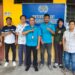 Pelepasan peserta OKK dan UKW dari PWI Barito Timur yang akan berangkat ke Muara Teweh, Senin (18/5/2026).