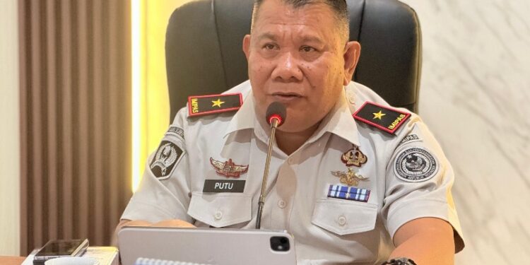 Kepala Kantor Wilayah Direktorat Jenderal Pemasyarakatan Kalimantan Tengah, I Putu Murdiana.