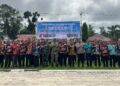 Unsur Forkopimda beserta peserta Upacara Harkirnas dan Hut ke-69 Kalteng, Sabtu (23/5/2026). (Ist)