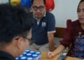 Pelaksanaan tes urine petugas Rutan Kelas IIA Palangka Raya, Sabtu (23/5/2026).