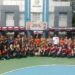 Bupati Barito Timur M. Yamin, berpose dengan para petugas BPS usai Apel Siaga Sensus Ekonomi, Senin (25/5/2026).
