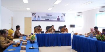 Bupati Barito Utara, H. Shalahuddin, memimpin rakor bersama jajaran RSUD Muara Teweh, Selasa (26/5/2026).