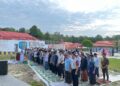 Pelakasanaan Salat Iduladha 1447 Hijiriah yang dilaksnakan jajaran Rutan Tamiang Layang bersama warga binaan, Rabu (27/5/2026).