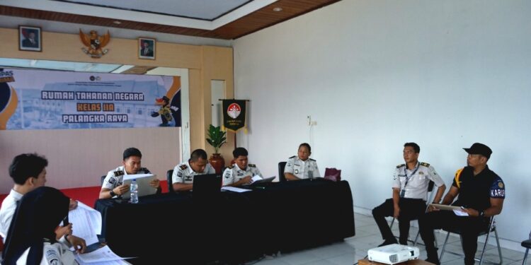Rapat TPP Rutan Kelas IIA Palangka Raya, Kamis (28/5/2026).