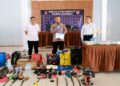 Kapolres Lamandau AKBP Joko Handono, memimpin press release, Sabtu (30/5/2026). (Ist)