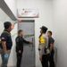 Polisi tengah melakukan olah TKP di Ruang strafsel Lapas Palangka Raya. (Ist)