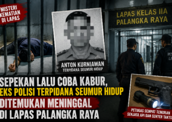 Sepekan Lalu Coba Kabur, Eks Polisi Terpidana Seumur Hidup Kasus Pembunuhan Sopir Ekspedisi Ditemukan Meninggal di Lapas Palangka Raya