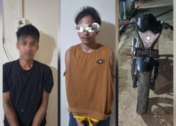 Kurang dari 24 Jam, Dua Pria Diciduk Usai Gasak Satria FU di Tamiang Layang