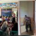 Sosialisasi yang dilakukan Satresnarkoba Polres Kapuas (kanan) dan tes urine di Kampung Bebas Narkoba, Rabu (24/6/2026).