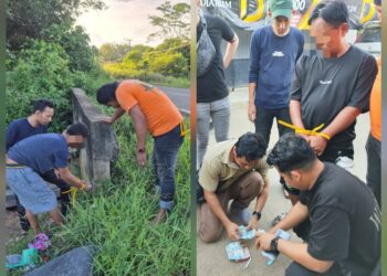 Pengungkapan dua kasus narkotika di Maliku oleh jajaran Satresnarkoba Pulang Pisau, Senin (22/6/2026). (Ist)