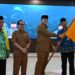Bupati Bartim, M. Yamin, melepas kafilah MTQ KORPRI VIII, Selasa (23/6/2026).