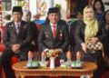 Waket I DPRD Murung Raya, Dina Maulidah (dua dari kiri), menghadiri peringatan Hari Lahir Pancasila, Senin (1/6/2026).