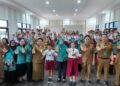 Ketua TP PKK Barito Utara, Maya Savitri Shalahuddin, B2SA Goes To School di SDN 1 Kandui, Kecamatan Gunung Timang, Selasa (2/6/2026).