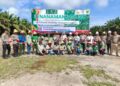 Penanaman jagung di lahan PT AEP Nusantara Plantations, di wilayah BBE - 1 di Desa Dayu Karusen Janang, Kamis (4/6/2026).