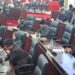Jajaran DPRD Murung Raya, yang dengan seksama mengikuti Rapat Paripurna Ke-2 Masa Sidang II Tahun 2026, Jumat (5/6/2026).