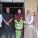 Wakil Ketua I DPRD Murung Raya, Dina Maulidah (tengah), meninjau kesiapan fasilitas yang akan digunakan pada gelaran MTQ Korpri ke-VIII Tingkat Provinsi Kalteng di Murung Raya, Senin (8/6/2026).