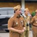 Bupati Barito Utara H. Shalahuddin, memimpin apel pagi, Senin (8/6/2026).