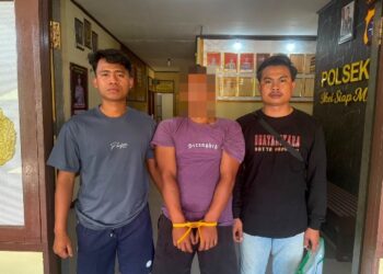 D (28), yang telah diamankan. (Ist)