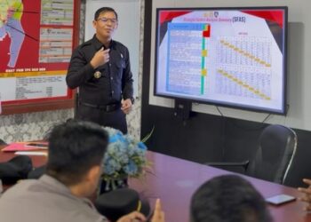 Wakapolres Kobar Kompol Rendra Aditia Dhani, dalam FGD 110, Jumat (13/2/2026). (Ist)