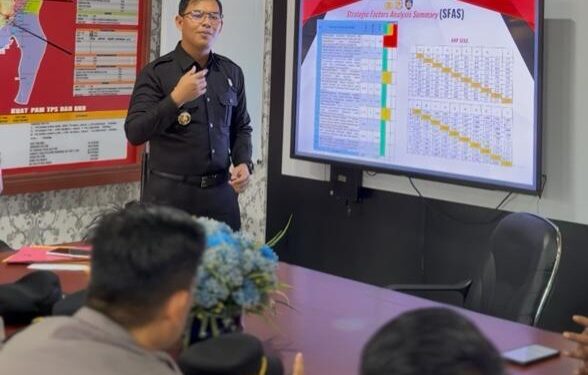 Wakapolres Kobar Kompol Rendra Aditia Dhani, dalam FGD 110, Jumat (13/2/2026). (Ist)