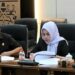 Wakil Ketua II DPRD Barito Utara, Hj. Henny Rusgiaty Rusli, memimpin paripurna, Senin (8/6/2026).