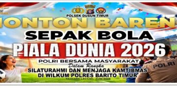Nobar Polsek Dusun Timur.