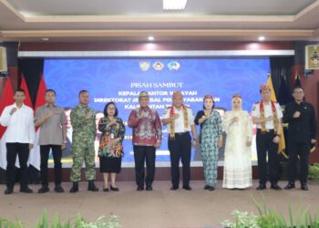 Wagub Kalteng Edy Pratowo, menghadiri pisah sambut Ditejenpas Kalteng, Kamis (11/6/2026).