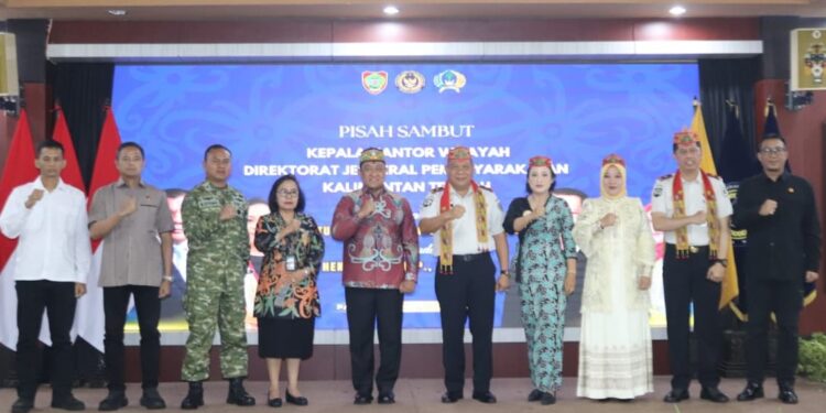 Wagub Kalteng Edy Pratowo, menghadiri pisah sambut Ditejenpas Kalteng, Kamis (11/6/2026).