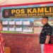 Kasat Resnarkoba Polres Kapuas, AKP Budi Utomo, yang terjun langsung melakukan pengecekan posko anti narkoba di Kampung Bebas Narkoba Kelurahan Selat Utara, Kamis (18/6/2026).