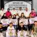 Asisten II Setda Barut, Bahrum F. Girsang, berpose dengan para juara, Sabtu (20/6/2026).